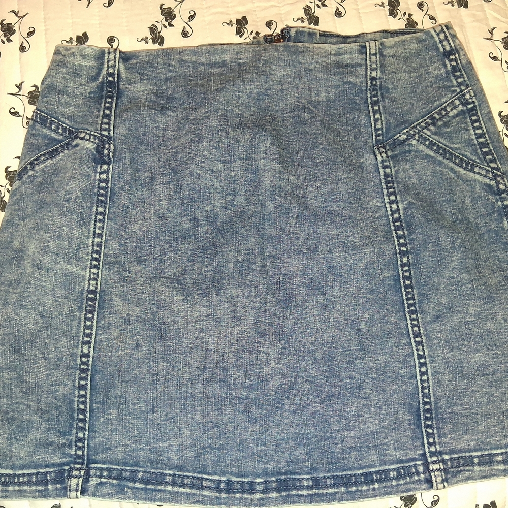 Wild Fable Blue Denim Mini Skirt